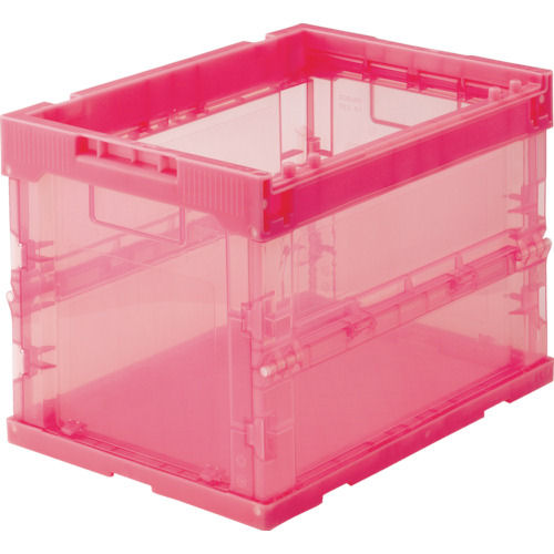 TRUSCO α折りたたみコンテナ 20L オレンジ＿ の通販