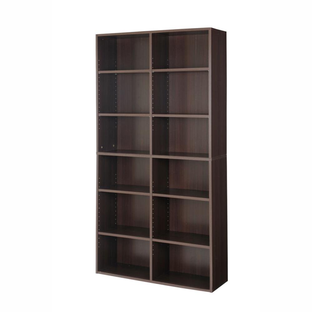 フリーラック 2列6段 ダークブラウン の通販 | ホームセンター