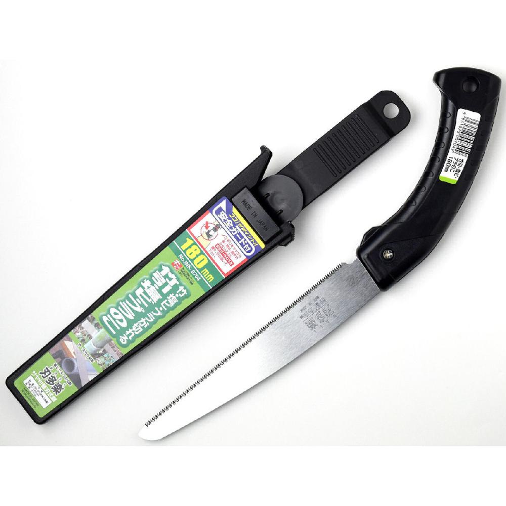 石鋸工業 刃多楽 サヤ付竹・塩ビ・プラスチック用ノコ 180mm No