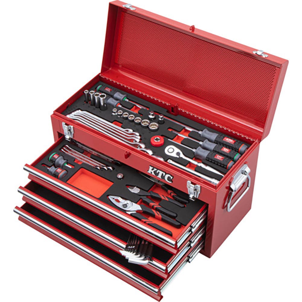 KTC 工具セット（チェストタイプ）［50点］ SK3500X＿ の