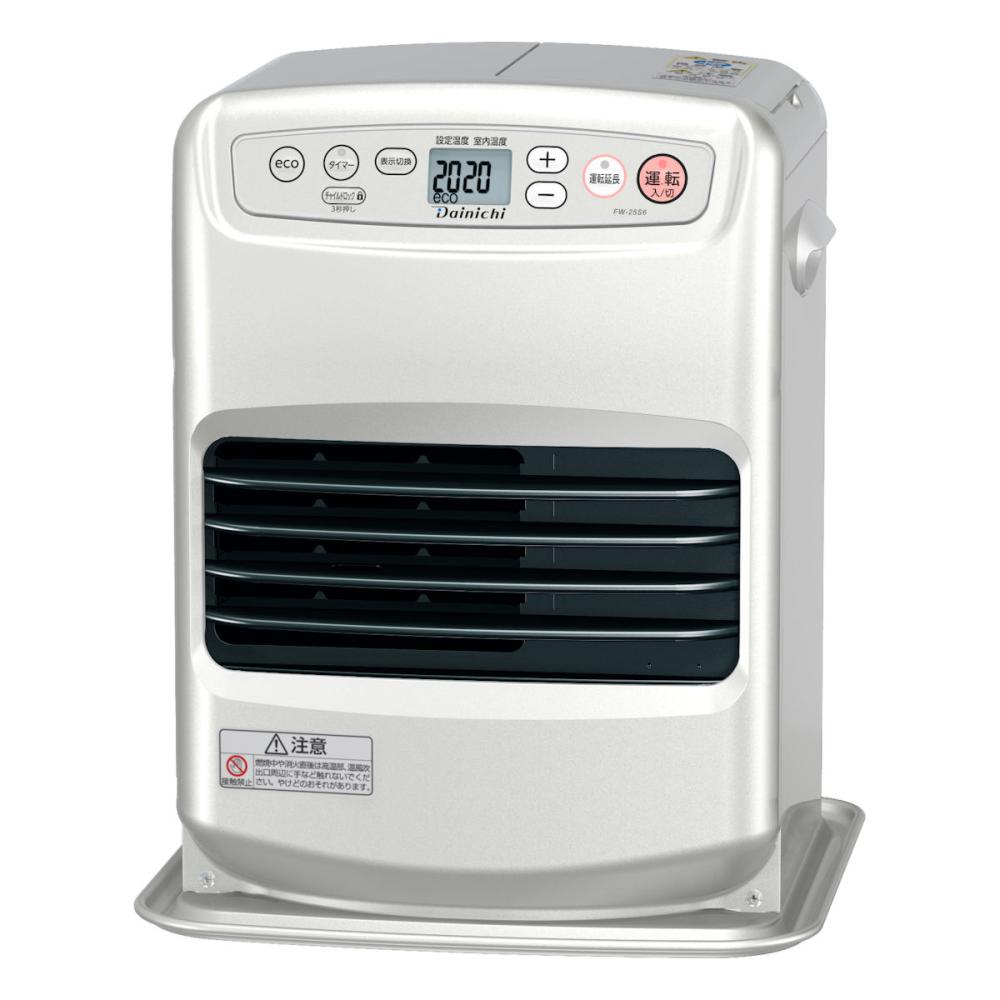 ダイニチ 石油ファンヒーター 木造7畳 ライトシルバー FW－25S6