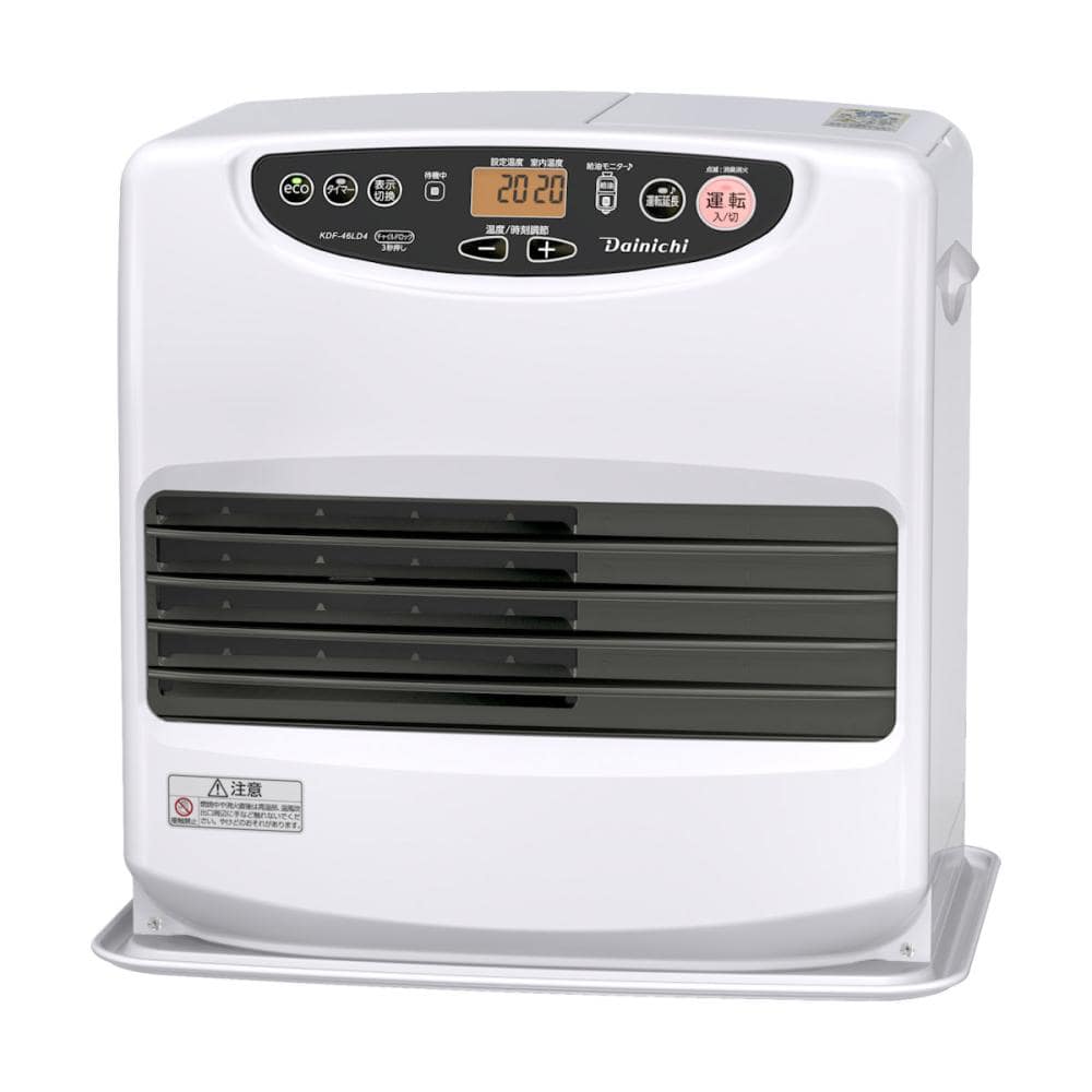 ダイニチ 石油ファンヒーター 木造11畳 ライトシルバー 専用収納