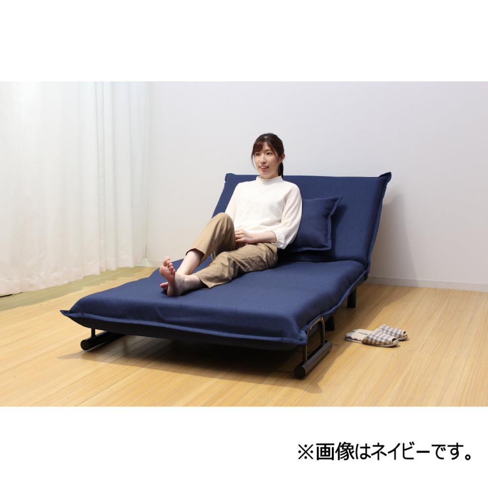 谷村実業 3WAY ソファベッド 大 ブラウン の通販 | ホームセンター