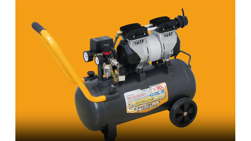 RETZLINK アルミタンク静音コンプレッサー 30L RZ