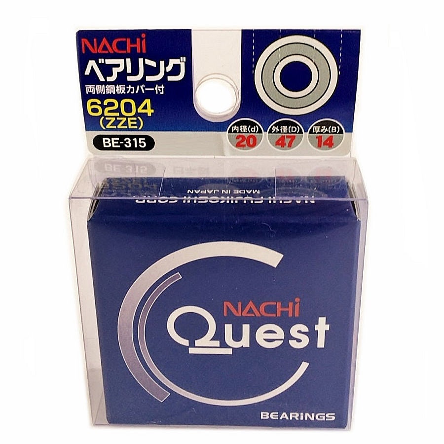 ナチ ベアリング 6204 ZZE BE－315 の通販