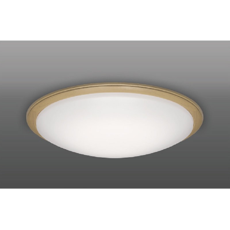 瀧住 LED調光・調色シーリング 12畳用 木製枠オーク