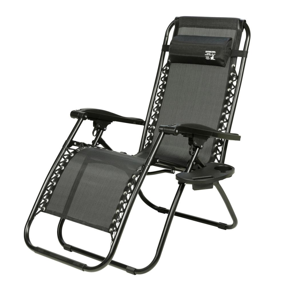 キャプテンスタッグ ブラックラベル リクライニングリバティチェア