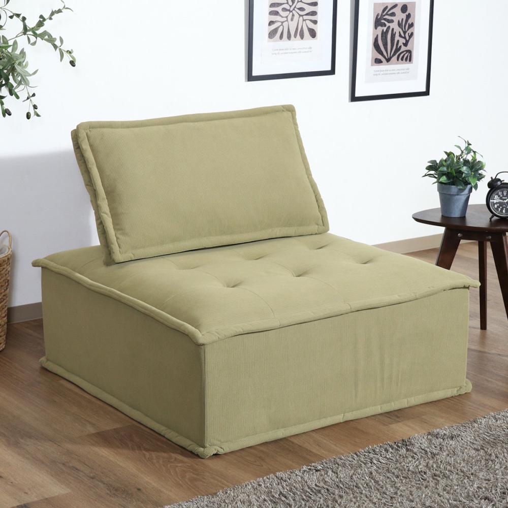 不二貿易 MY STYLEソファ 1人掛け オリーブグリーン OG