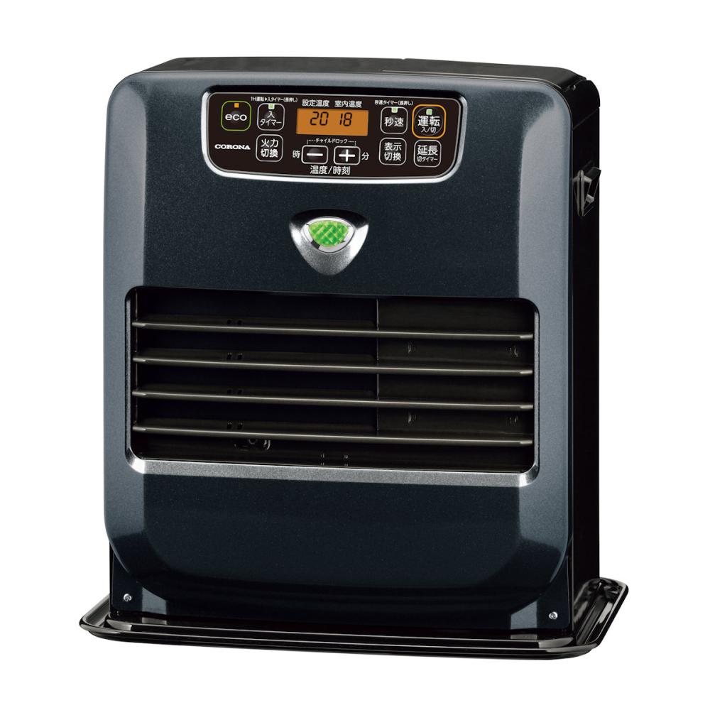 限定商品】コロナ 石油ファンヒーター 木造9畳 パールブラック KCF