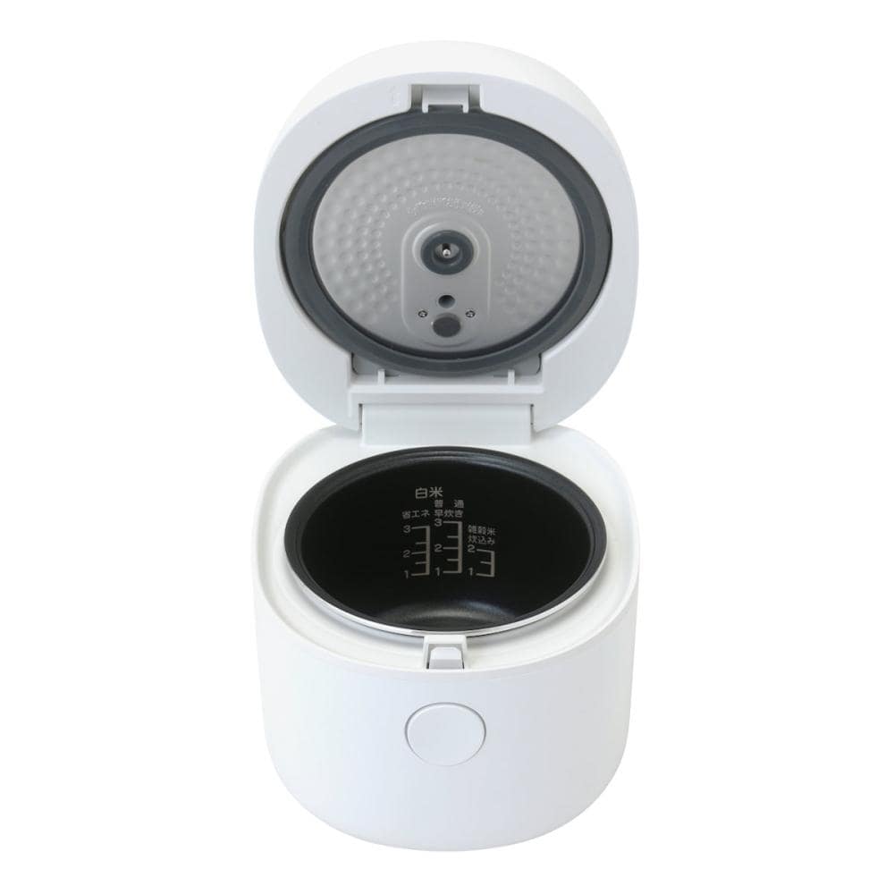 Jenix（ジェニックス） マイコン炊飯器 3合炊き ホワイト KJR