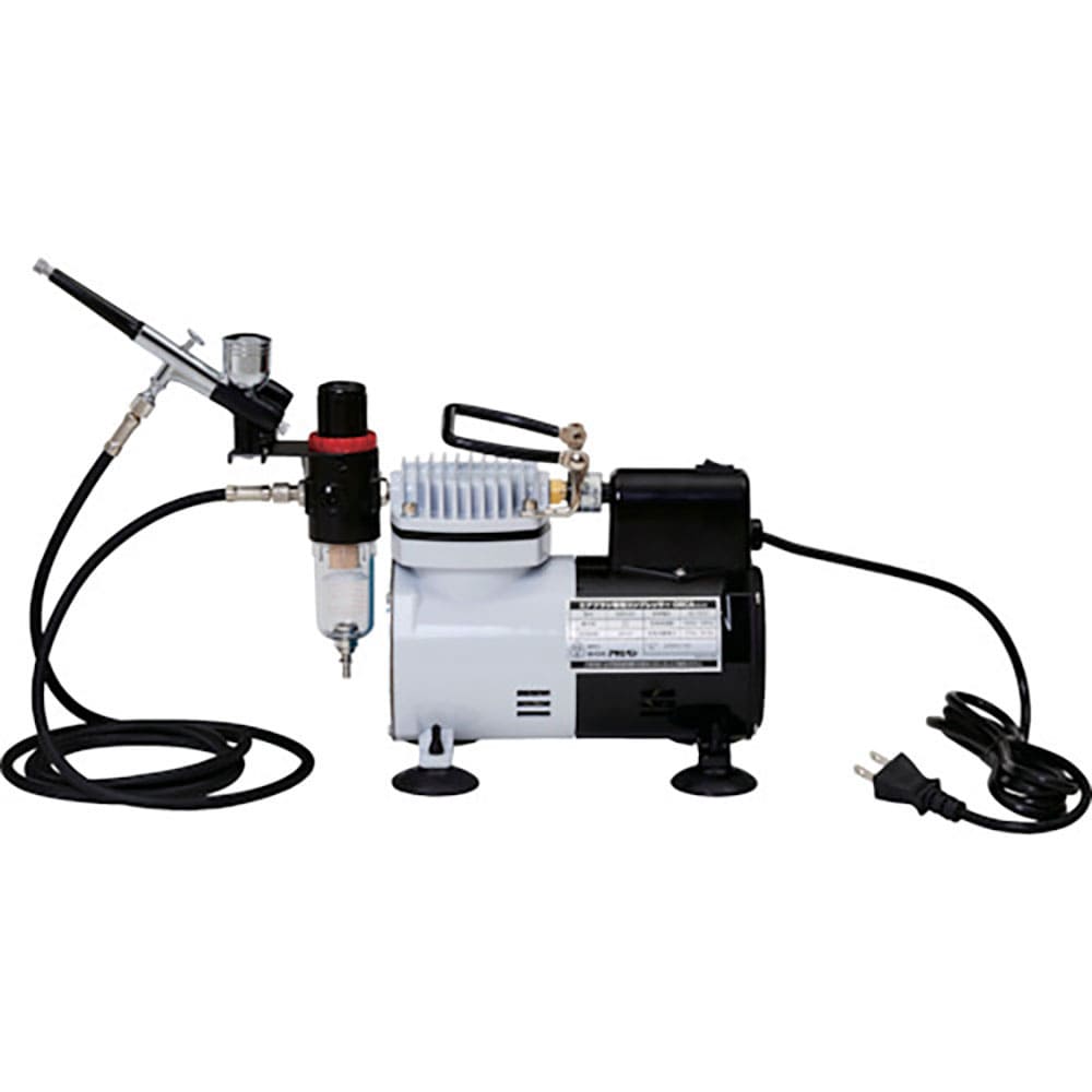 エアブラシ・コンプレッサセットCHMX6011ー1 の通販