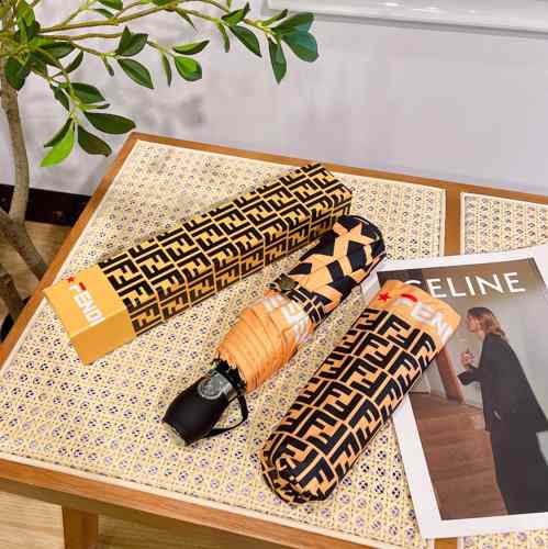 軽量 ワンタッチ自動開閉 UVカット 折りたたみ傘 フェンディ 傘 偽物