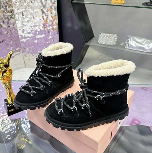 人気 カジュアル スエード ブーティー ミュウミュウ ブーツ スーパー