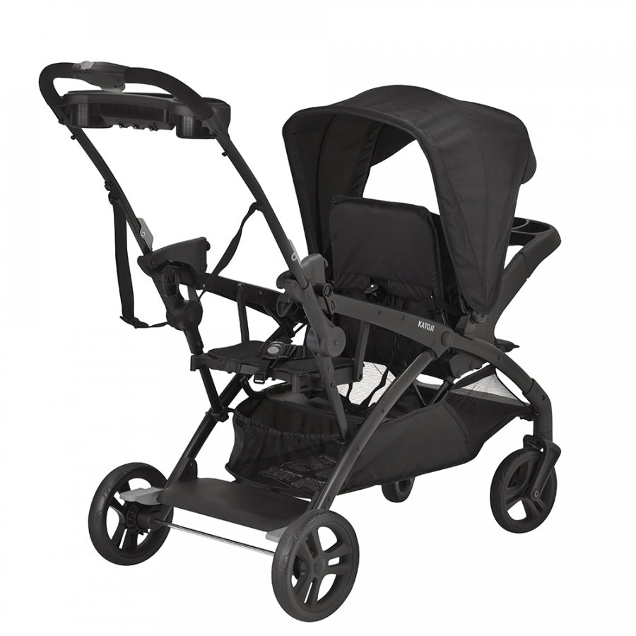 ベビーカー 二人でゴーDX シングルタイヤ（ブラック）」について