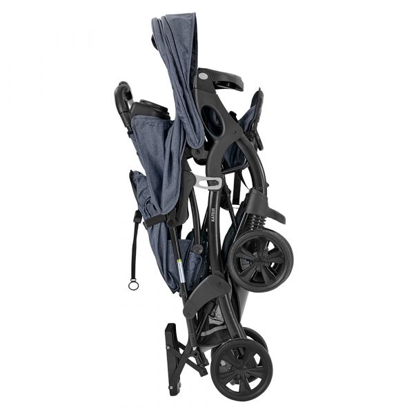 ベビーカー 二人でゴーDX（デニム）レインカバー付」について