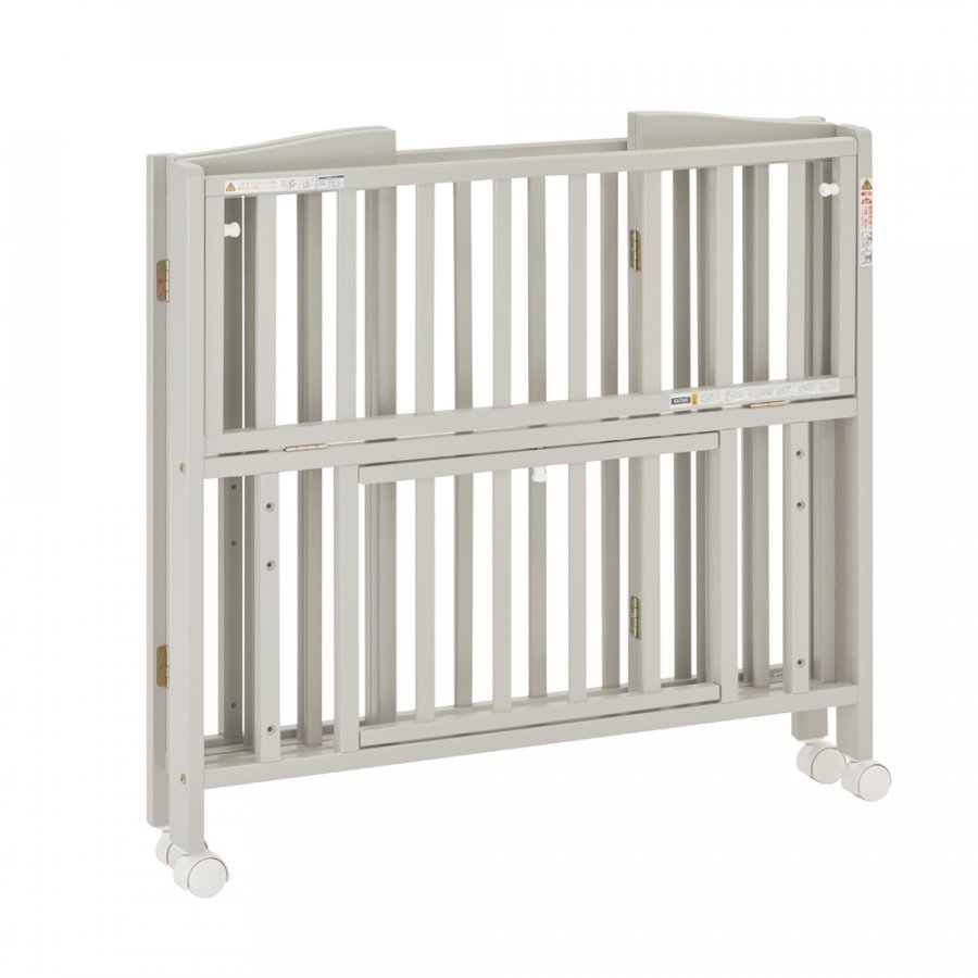 hey3ページ HDMJ 折りたたみ式グレーのベビーベッド hey3ページ HDMJ