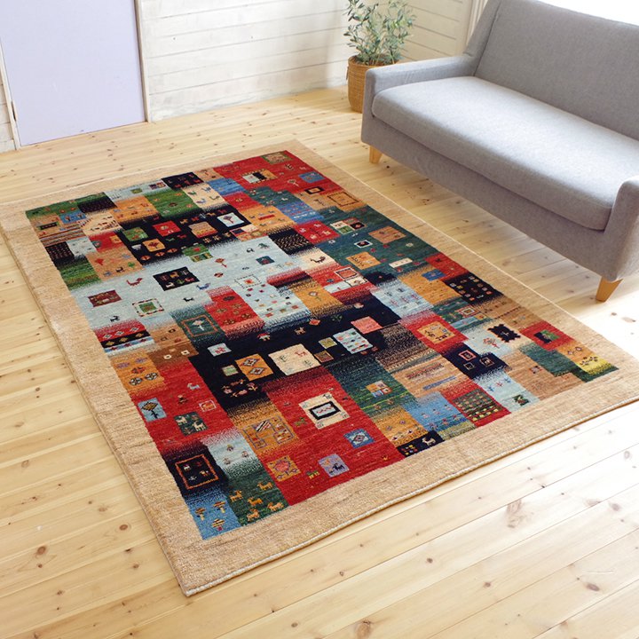 ギャッベ リビングサイズ（大） | R9408 | ギャッベ（ギャベ）専門店