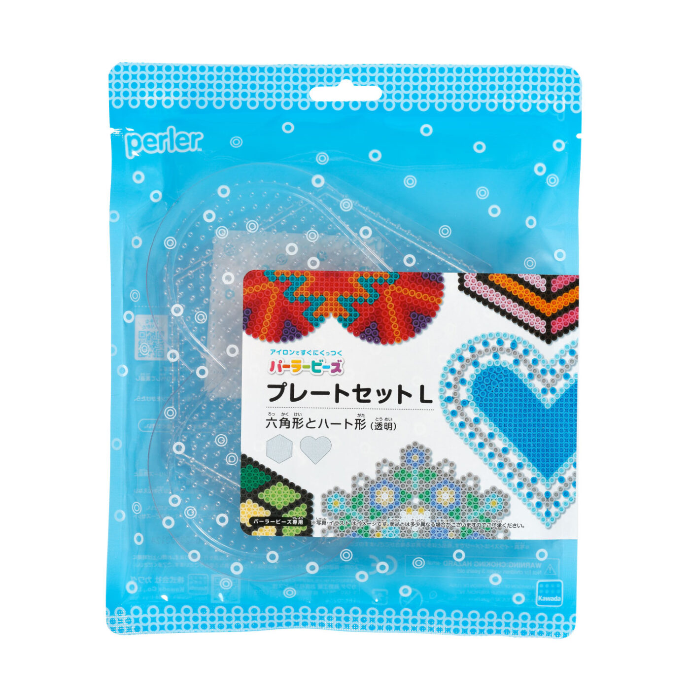 プレートセット L 丸形と星形（透明） | CATALOG | PERLER BEADS