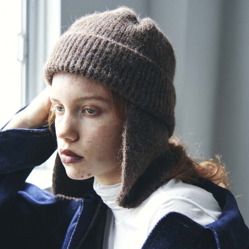 p cnq(パークニック) アルパカニットキャップ rona レディース 秋冬