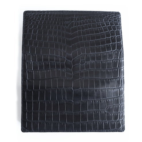 ナイルクロコダイル革 500万円用 長財布 本無双仕立て | 手染め