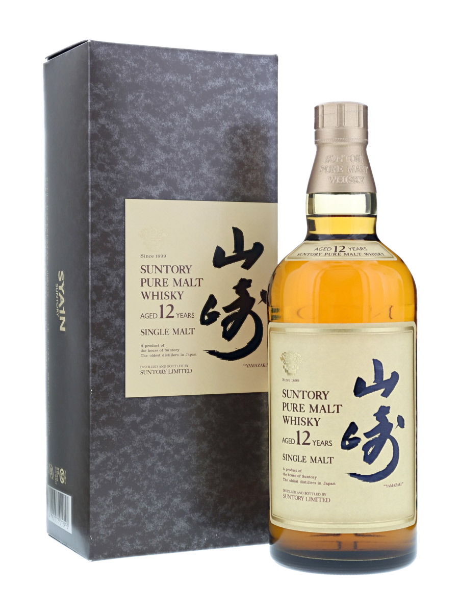 山崎 12年 ピュアモルト 750ml / 43% - 歌舞伎ウイスキー 日本の
