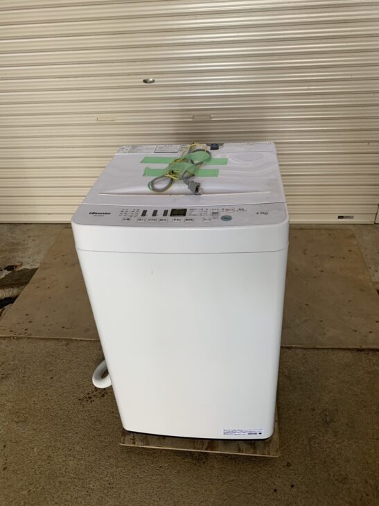 熊本県合志市須屋にて【出張買取】Hisense 全自動洗濯機 HW-E4503 2020