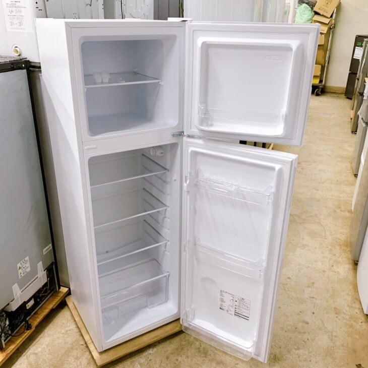 大阪府八尾市でMAXZEN冷蔵庫 JR168ML01WHを出張買取 2024年製・大容量