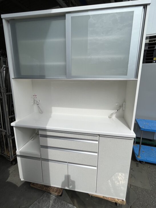 高価買取】松田家具 食器棚 1400スモークレンジ 40-170-T 横浜市港北区