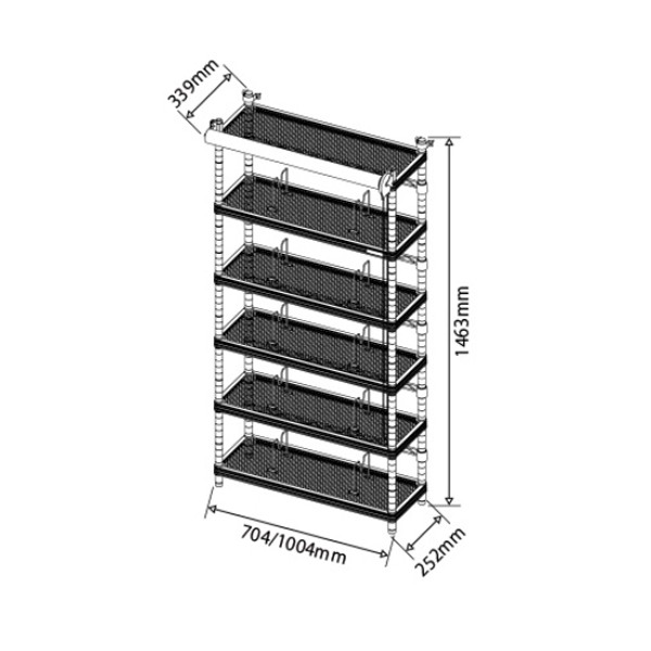 BHS-1025SR【送料無料】 | バウヒュッテ スクリーンラック通販 - Kagg.jp