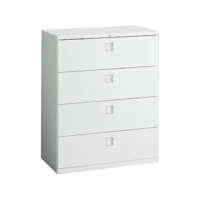 4T73ZD-ZA75 ラテラルキャビネット4段（下置用） 幅800×奥行450×高さ