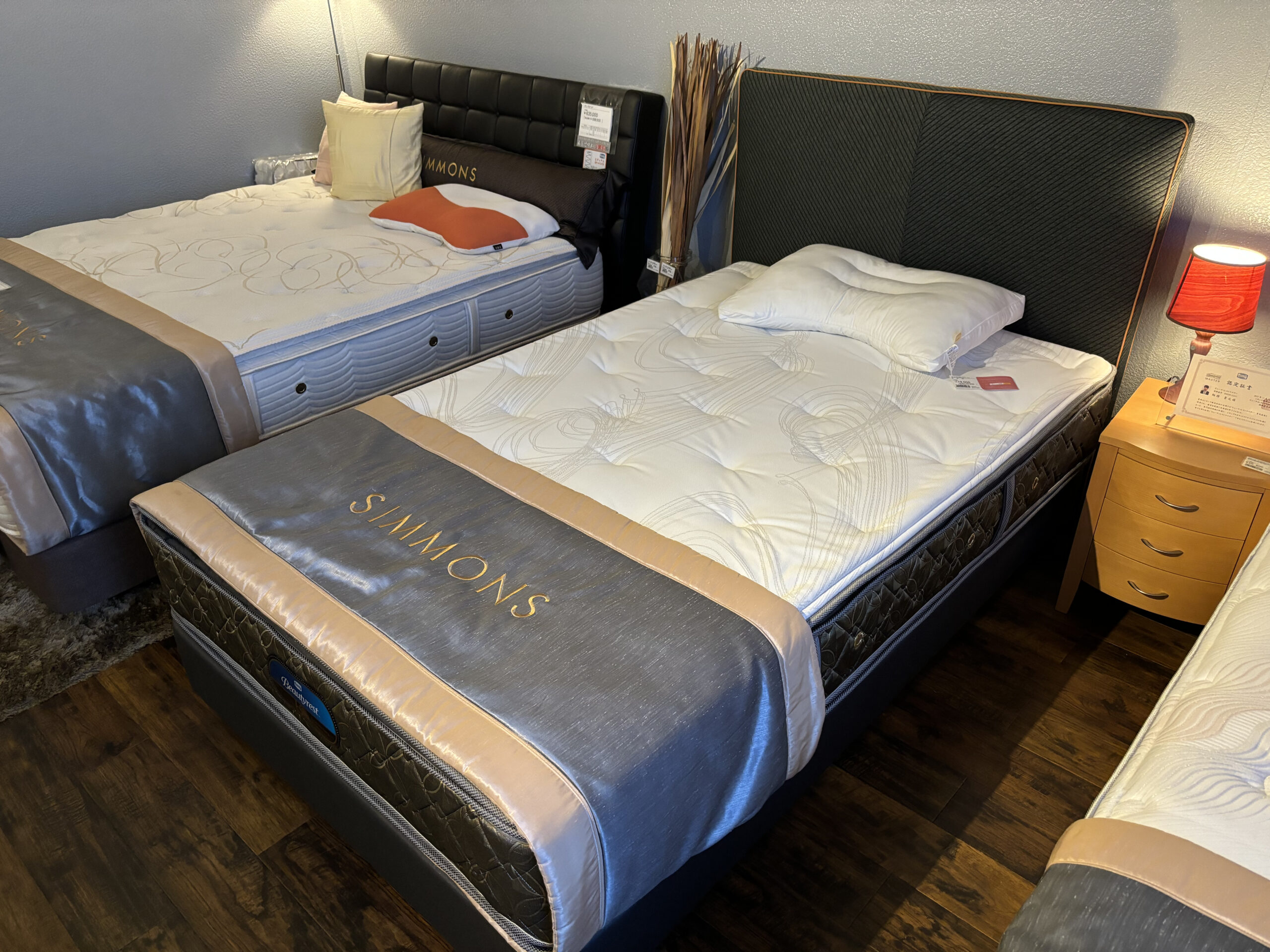 シモンズ日本創立60周年記念モデルSDベッド｜京都で家具を探すなら展示