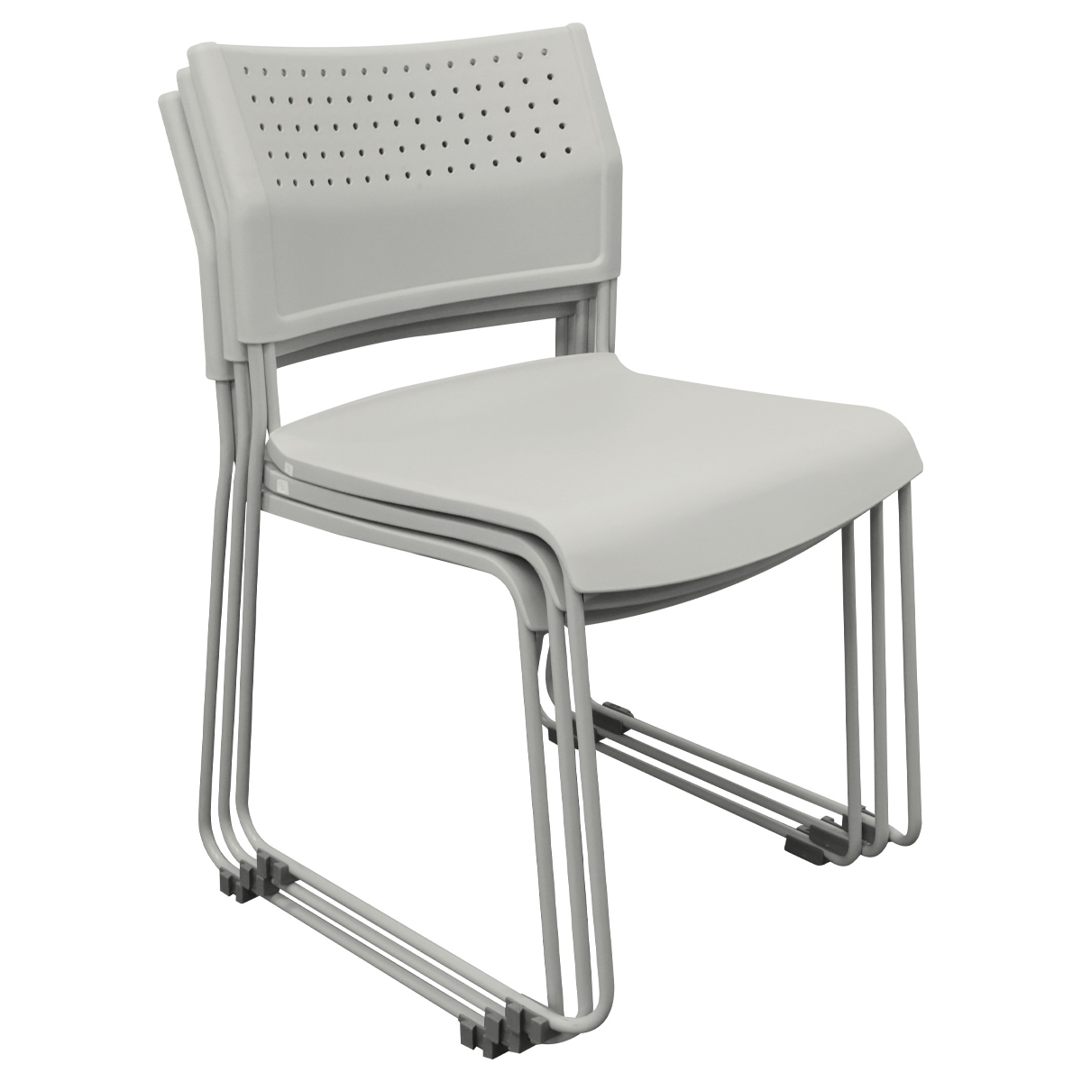 スタッキングチェアNPT 樹脂タイプ 幅478 奥行510 高さ775 NPT-001P