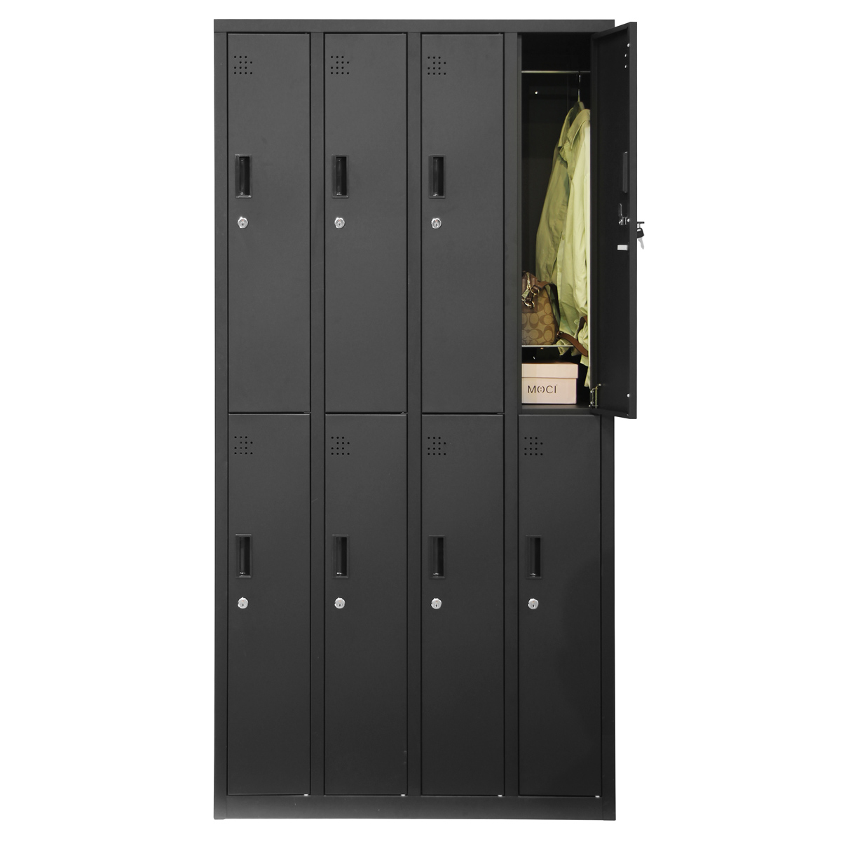 スマイル 8人用スチールロッカー 幅900 奥行515 高さ1790 SM-STLL8