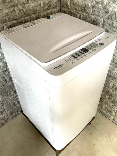 全自動電気洗濯機 品番HW-E4504 🌸Hisense 全自動電気洗濯機 HW-E4504