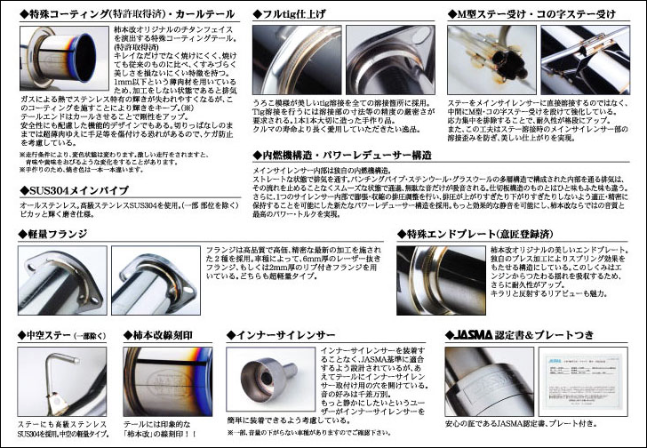 製品情報：EXHAUST：GTbox 06&S | 柿本改 KAKIMOTORACING | 自動車