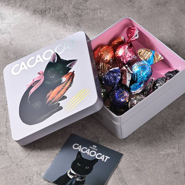 オンラインストア限定 ダダカ CACAOCAT 缶ミックス8個入 CACAO POD
