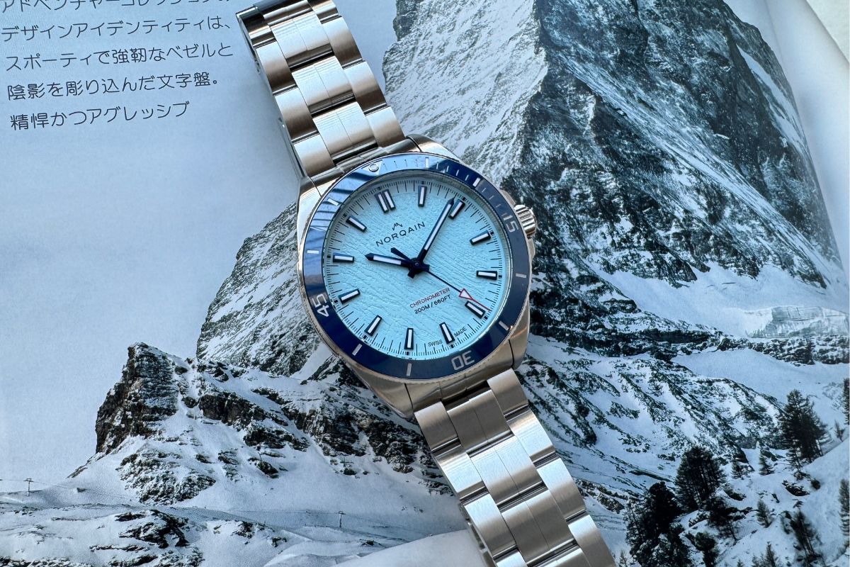 挑戦の物語】ノルケイン ネベレスト グレーシャー 40mm アイスブルー