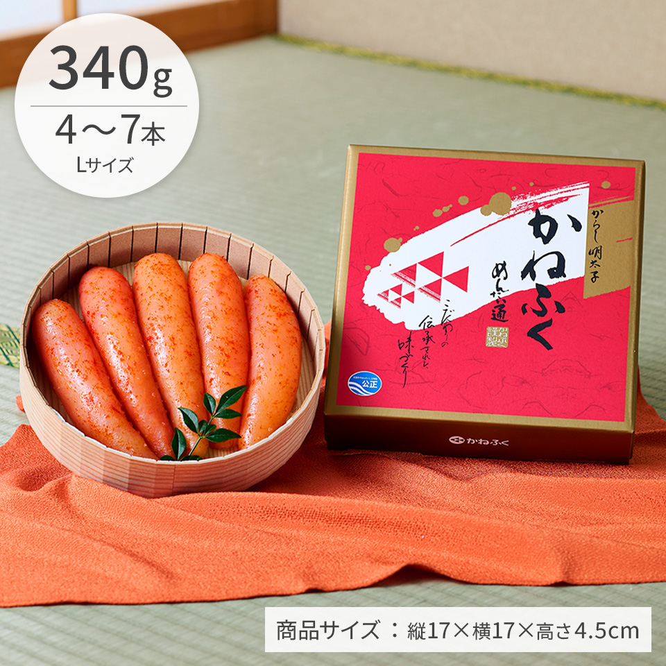 無着色］樽入り辛子明太子 340g | かねふく公式通販サイト | 明太子を