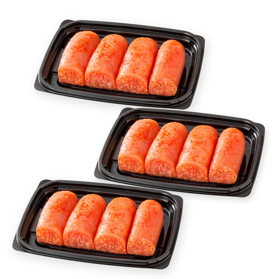 無着色］辛子明太子 (上切) 180g×3個セット | かねふく公式通販サイト