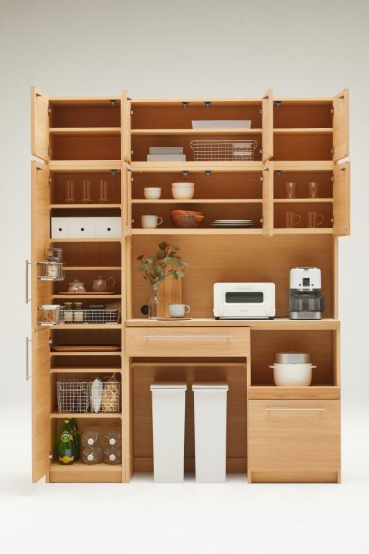 収納力があって出し入れしやすい！時短家事をサポートするカリモクの