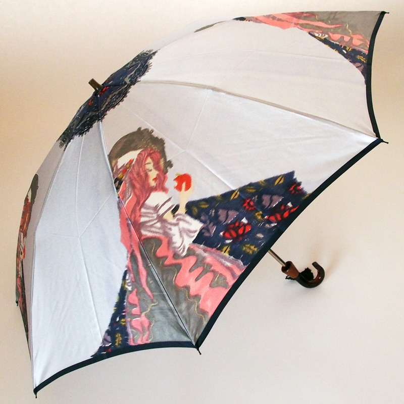 折畳】モンブランヤマグチ ほぐし織り 白雪姫 （グレー）*即納できます