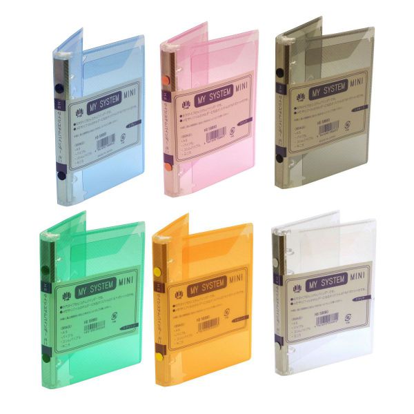 ミニ6穴 マイシステムバインダー(システム手帳バインダー)【Sオレンジ