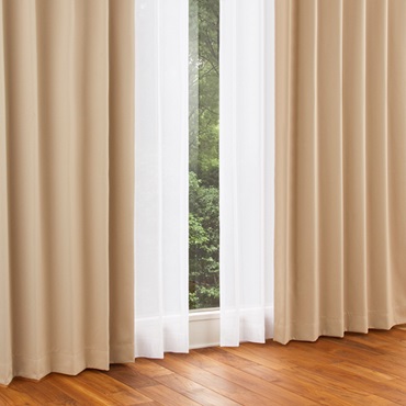 ケユカ オーダーカーテン レースカーテン 4枚セット KEYUCA 防炎 遮光