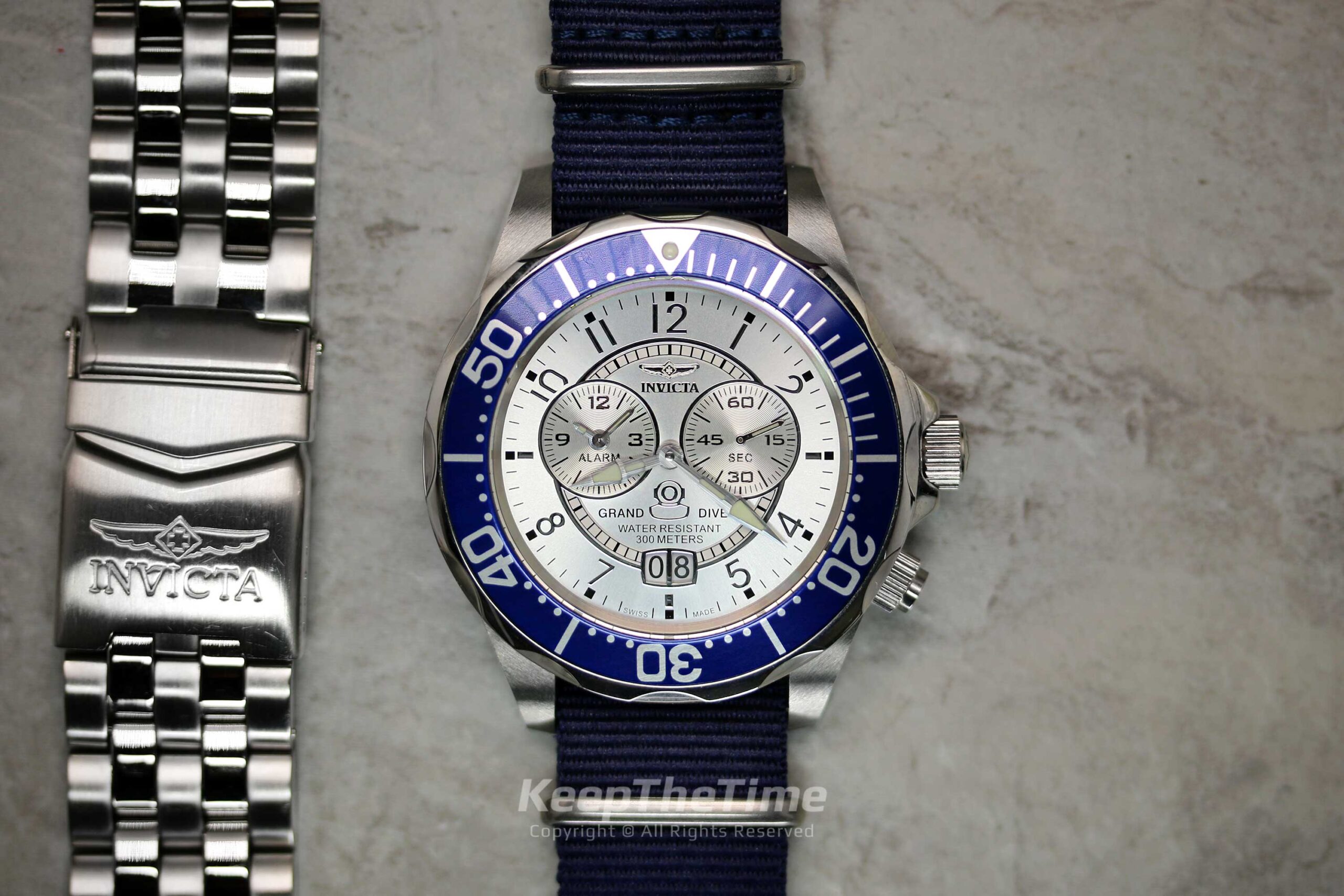 Invicta Grand Diver Alarm 3441 - KeepTheTime Watches