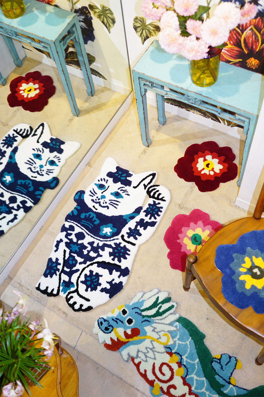 MIYOSHI RUG】Collaboration 招き猫ラグ｜KEITAMARUYAMA OFFICIAL