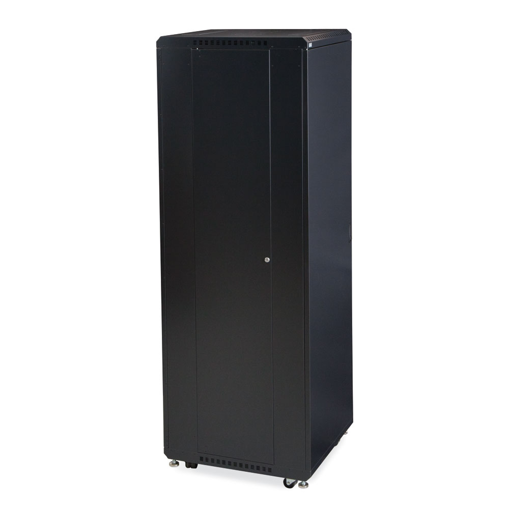 42U LINIER® Server Cabinet - Solid/Vented Doors - 24