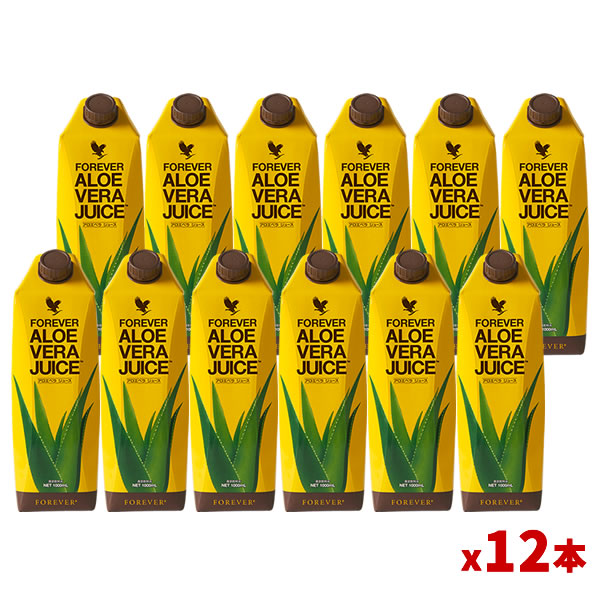 12本セット】FLPアロエベラジュース（1L）1000mL×12本（保存料・化学