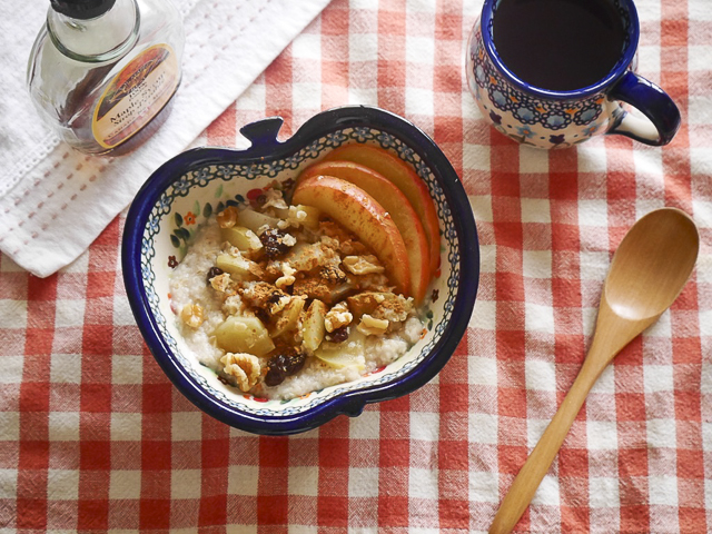 りんごボウル・ポーリッシュポタリー(ポーランド食器)