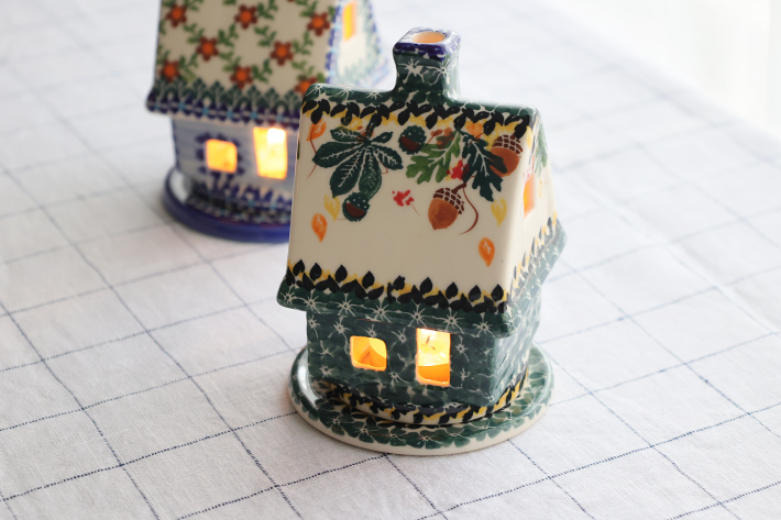 キャンドルホルダー・ポーリッシュポタリー(ポーランド食器)