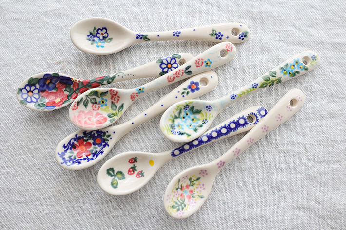 スプーン・ポーリッシュポタリー(ポーランド食器)